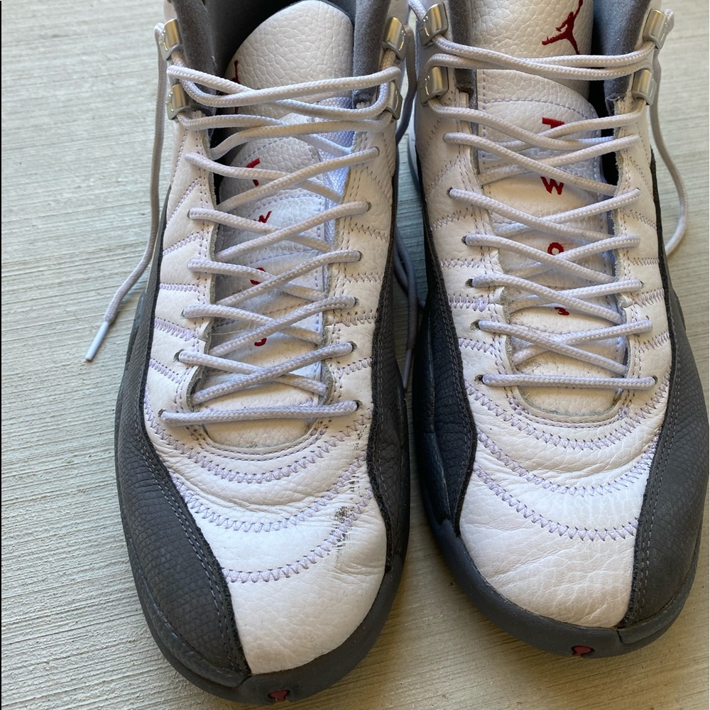 Jordan 12 Retro White Drk/Gray